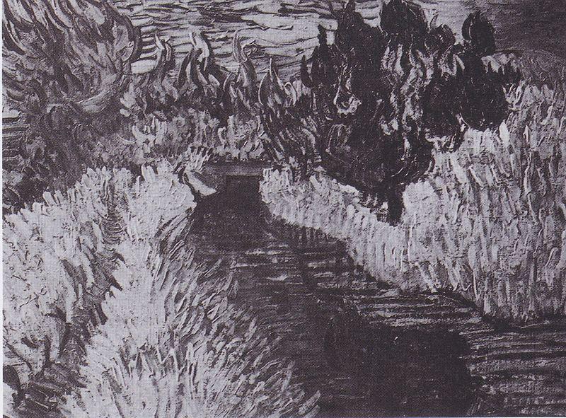 Vincent Van Gogh River landscape Spain oil painting art